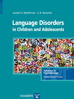 cover image of Language Disorders in Children